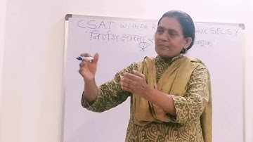 CSAT, decision making and problem solving, 1