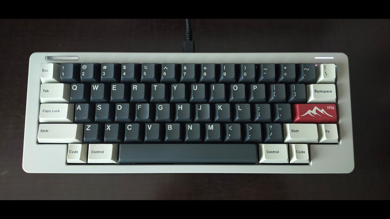 Percent Studio Trio-60 HHKB, Cherry hyperglide Black (107 lubed), GMK Wild