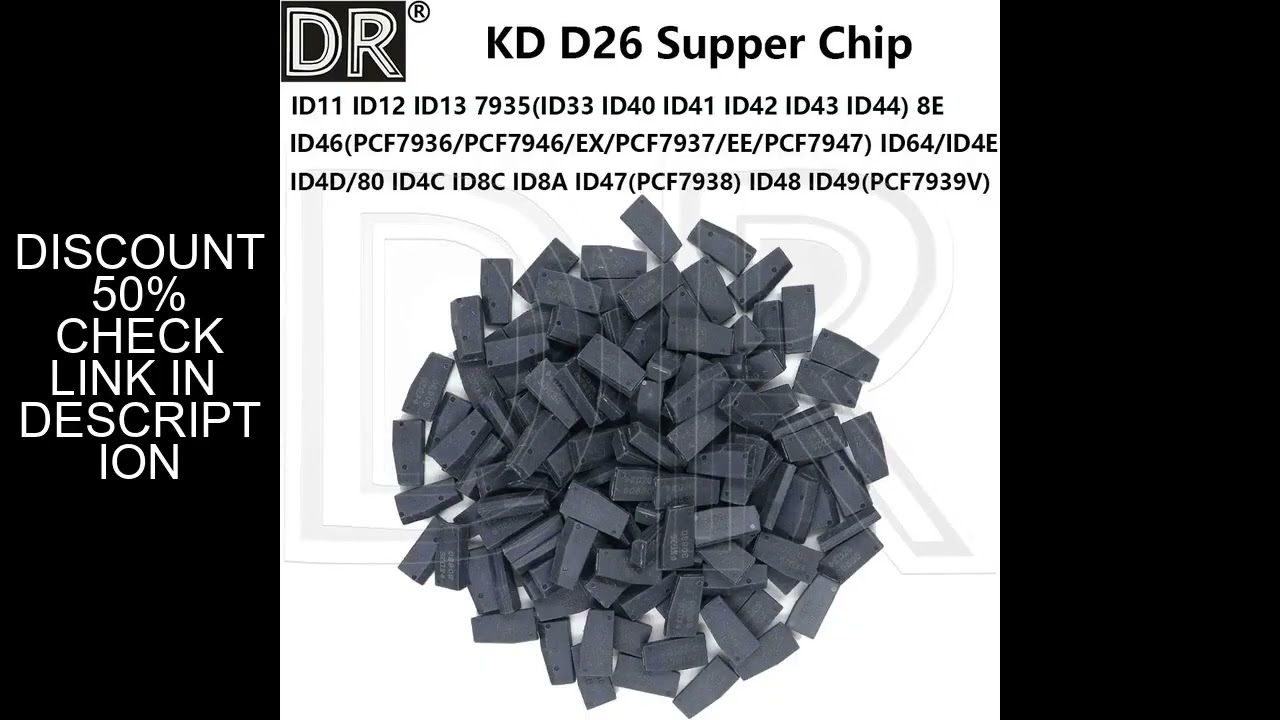 Great KD Super Chip D26 Universal Blank Car Key Transponder Chip For ID11 ID12 ID13 ID4D-80 ID33-ID