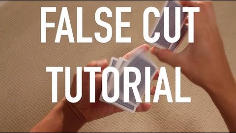 190 Helix False Cut Tutorial//Learn Cardistry
