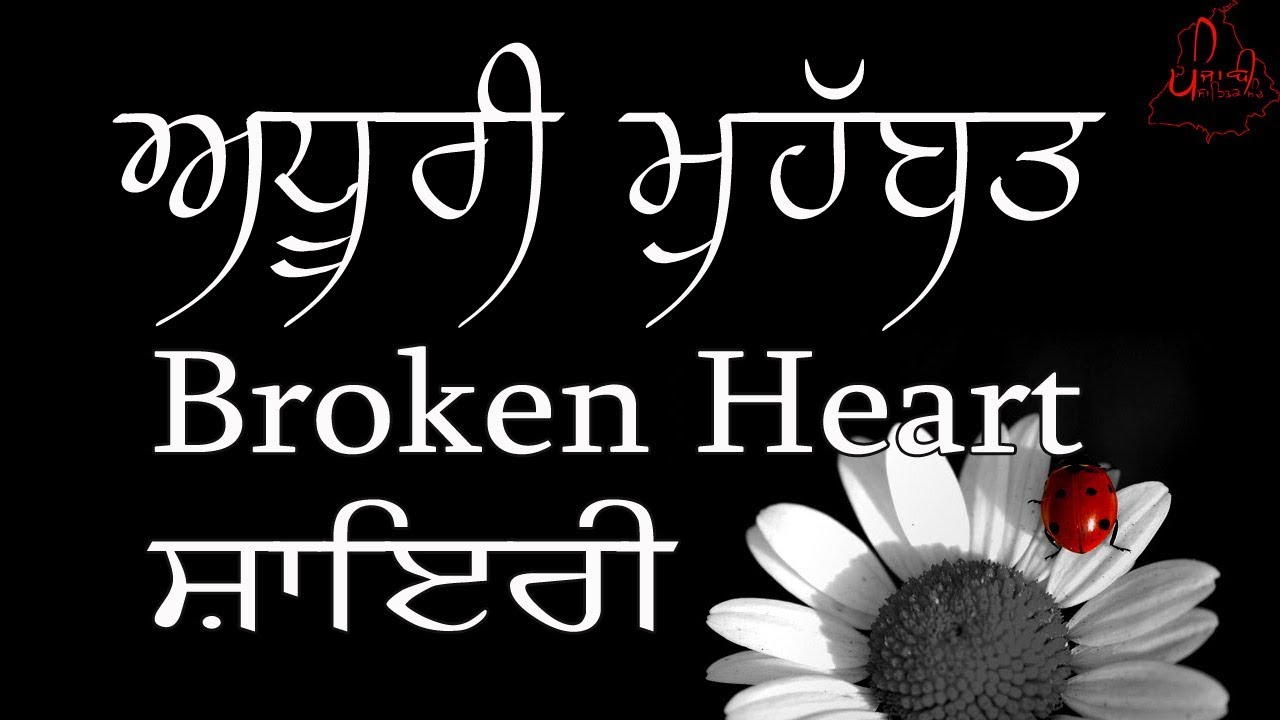    Broken Heart Punjabi Shayari  Sad Love PoetryShare  Real Life Changing thoughts