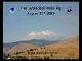 August 21, 2014 Fire Wx Breifing