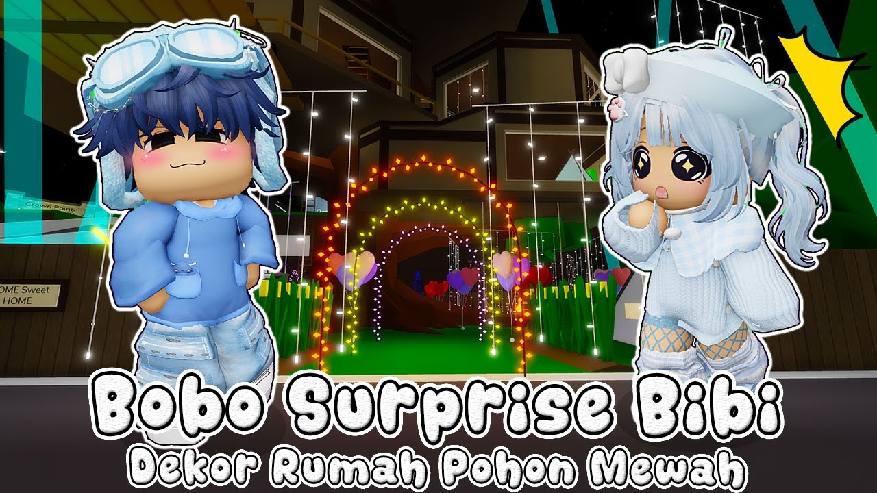 BOBO SURPRISE-IN @BibiCantik01  DEKOR RUMAH POHONNYA JADI MEWAH BANGET