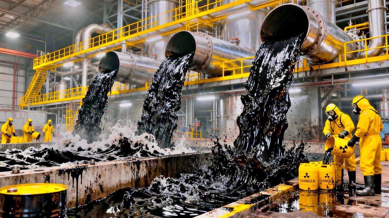 КАК ПРОИЗВОДИТСЯ БЕНЗИН ⛽ | САМОЕ ИСПОЛЬЗУЕМОЕ ТОПЛИВО В МИРЕ 🔥