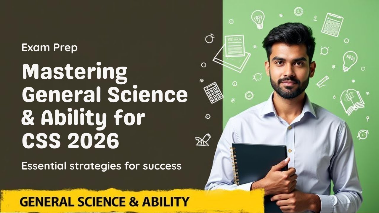 📚 General Science & Ability Lecture for CSS 2026 | CSS MPT Preparations ...