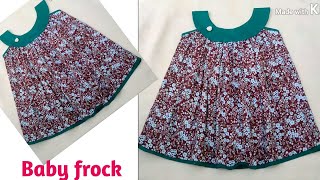 Beautiful yoke baby frock cutting and stitching/ baby frock cutting and stitching