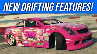 GTA 5: NEW Drifting Features Explained - AWD Swaps, Drift Camera, Races, and MORE! (Chop Shop DLC)