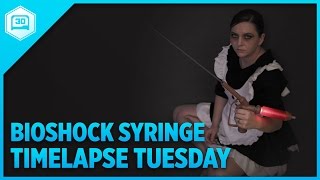 Bioshock syringe - Timelapse Tuesday #3DPrinting