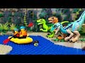 LEGO Dinosaur Jurassic World Adventure Fail  🔴 Stop Motion LEGO