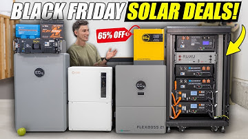 Black Friday-zonne-aanbiedingen die u NIET mag missen! Batterijen, omvormers, panelen en meer...
