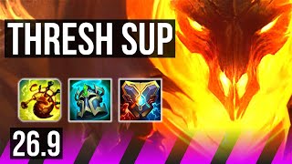 THRESH &amp; Yasuo vs NAMI &amp; Aphelios (SUP) | EUNE Master | 26.9