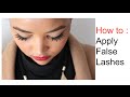 How To: Apply false Lashes | South African Beauty Blogger