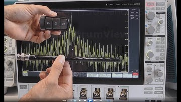 Tektronix MSO4/5/6 SpectrumView - Car Key Demodulation