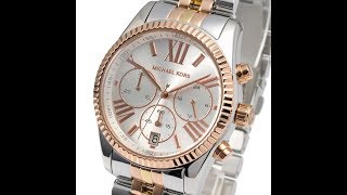 michael kors lexington tricolor chronograph mk5735