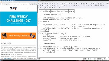 Perl Weekly Challenge, Week 67 in APL