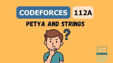 CodeForces Problem 112A Solution || Petya and Strings
