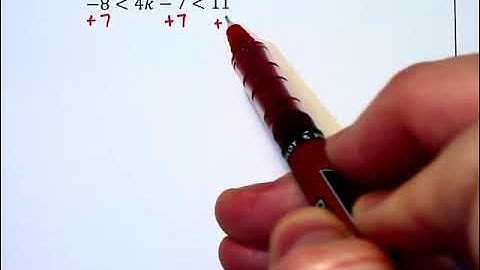 1.4 - Solving Inequalities