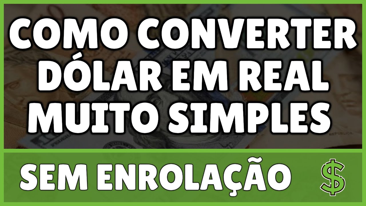 Como Converter Dólar em Real 2024 YouTube
