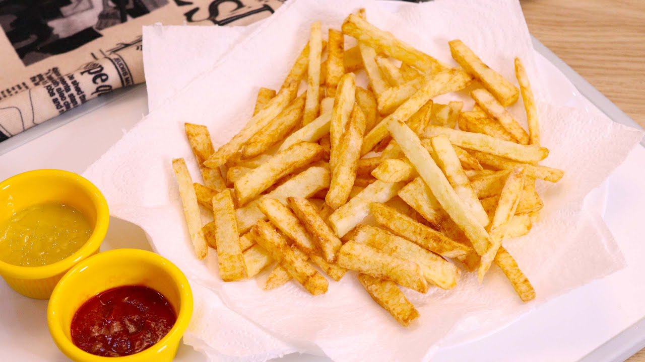 (ازاي نعمل بطاطس ذهبية مقرمشة في البيت (قرمشة هتخضك