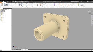 Inventor: Part 2 extrude and sketch - CJJ
