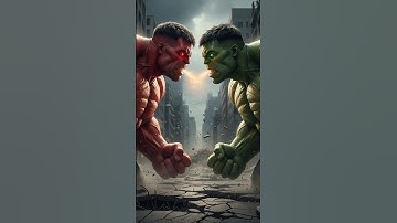 Hulk Vs Red Hulk who will win? #shorts #marvel #hulk #viral