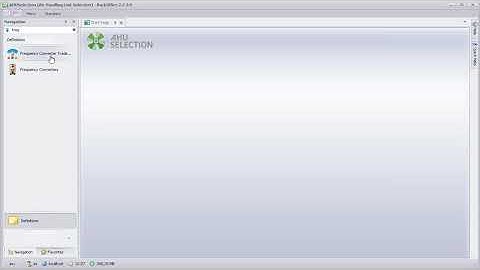 AHU Selection - (Air Handling Unit Selection) - Defining Frequency Converter Trademark