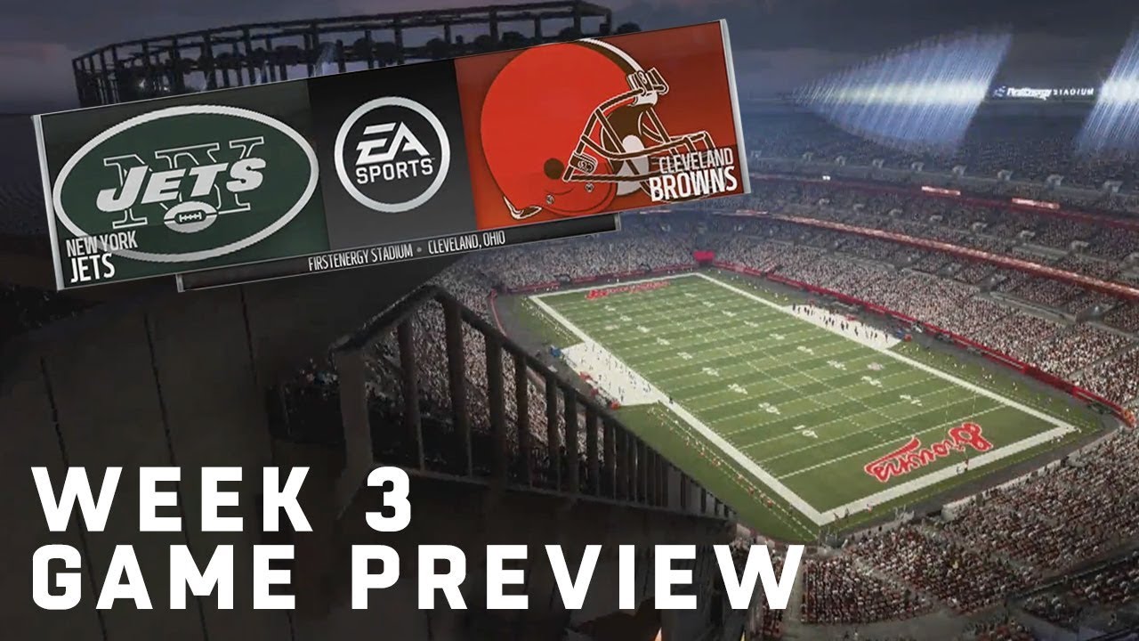 Jets Vs Browns Madden 19 Simulation Week 3 Game Preview Nfl