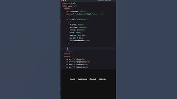 How To Make Navbar Underline Hover Animation | HTML & CSS