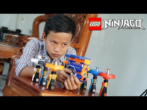 NERF GUN LEGO NINJAGO BATTLE SHOT