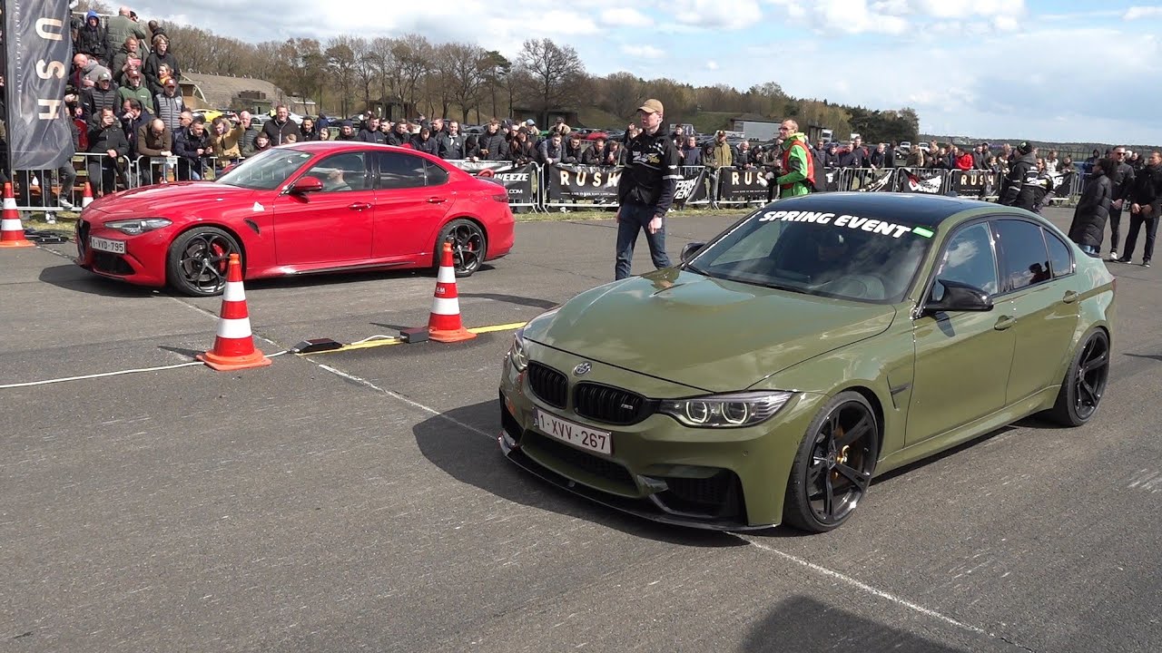 Alfa Romeo Giulia Quadrifoglio vs 700HP BMW M3 F80