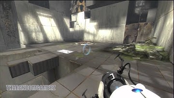 Portal 2 playthrough with finnish subtitles part 3 "The good old momentum, cubes and buttons"