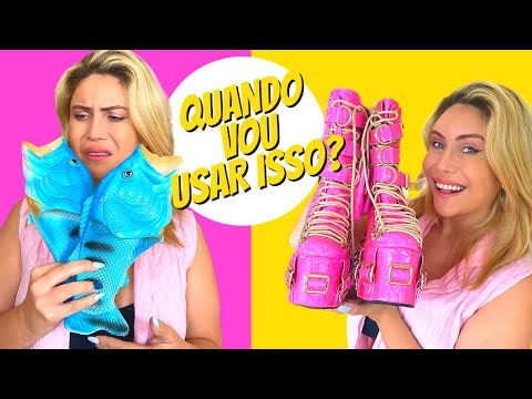 ROUPAS, SAPATOS E BOLSAS QUE COMPREI E NUNCA USEI ! 😭