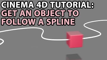 Cinema 4D Tutorial: Get an object to follow a spline