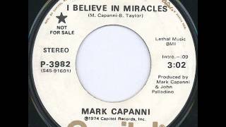 Mark Capanni - I Believe In Miracles - YouTube