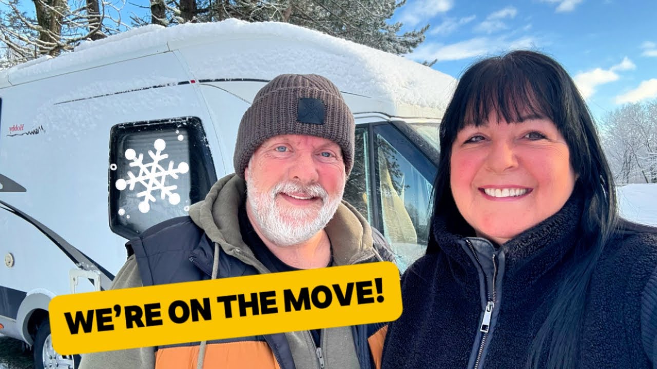 Наконец-то мы снова в пути! Направляемся на север 😬