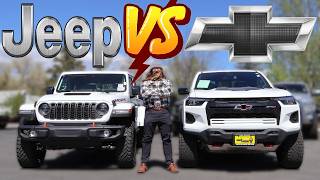 Jeep is SO FAR BEHIND! //2026 Jeep Gladiator Mojave vs 2026 Chevy Colorado ZR2//