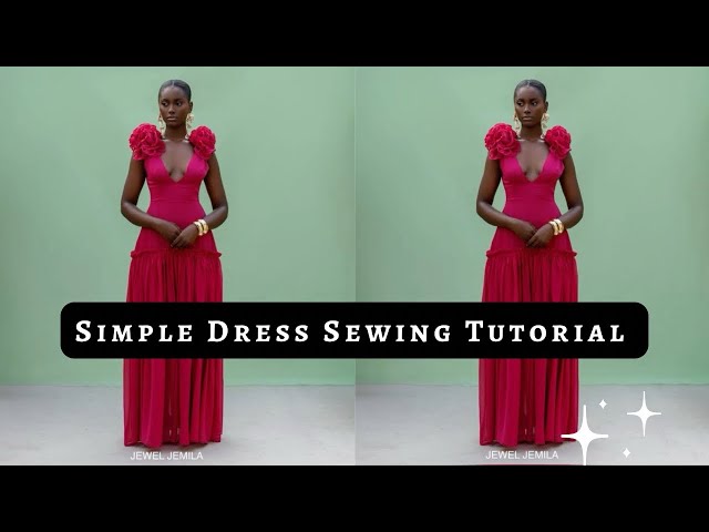green emerald velvet dress Odette Drop-Waist Pleated Skirt Dress Sewing Pattern by Dressmaking Amóre