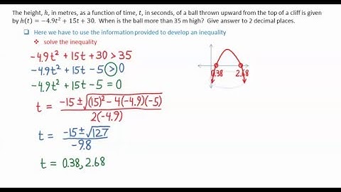 9 7 Application of Quadratic Inequality With One Variable