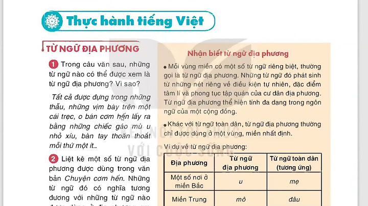 Bài 5 sgk ngữ văn 7 trang 116 tập 1 năm 2024