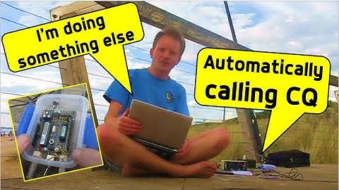 Arduino for amateur radio: Automatic CQ caller