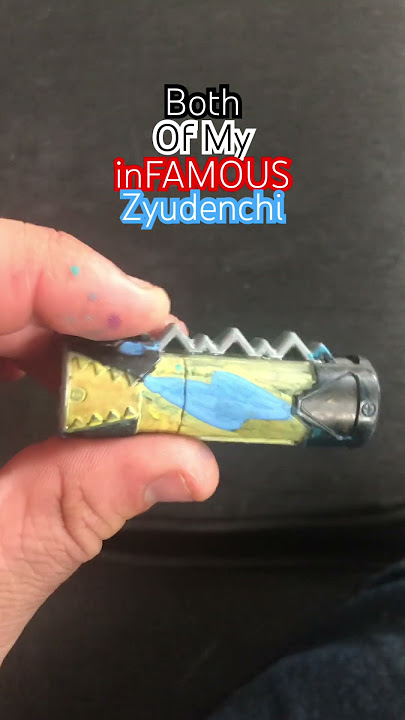 inFAMOUS Inspired Zyudenchi #creation #supersentaiseries #powerrangers #painted #showcase #kyoryuger