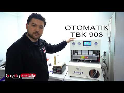 Ekran Tamir makinesi TBK 908 ile presleme vakumlama nasıl yapılır?