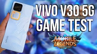 VIVO V30 5G GAME TEST MOBILE LEGENDS