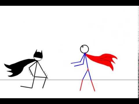 Stickman | Batman Vs. Superman | Little Devil - YouTube