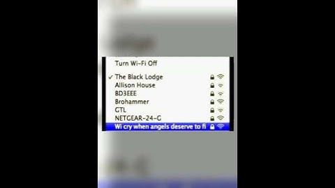 Best Funny Wifi Names
