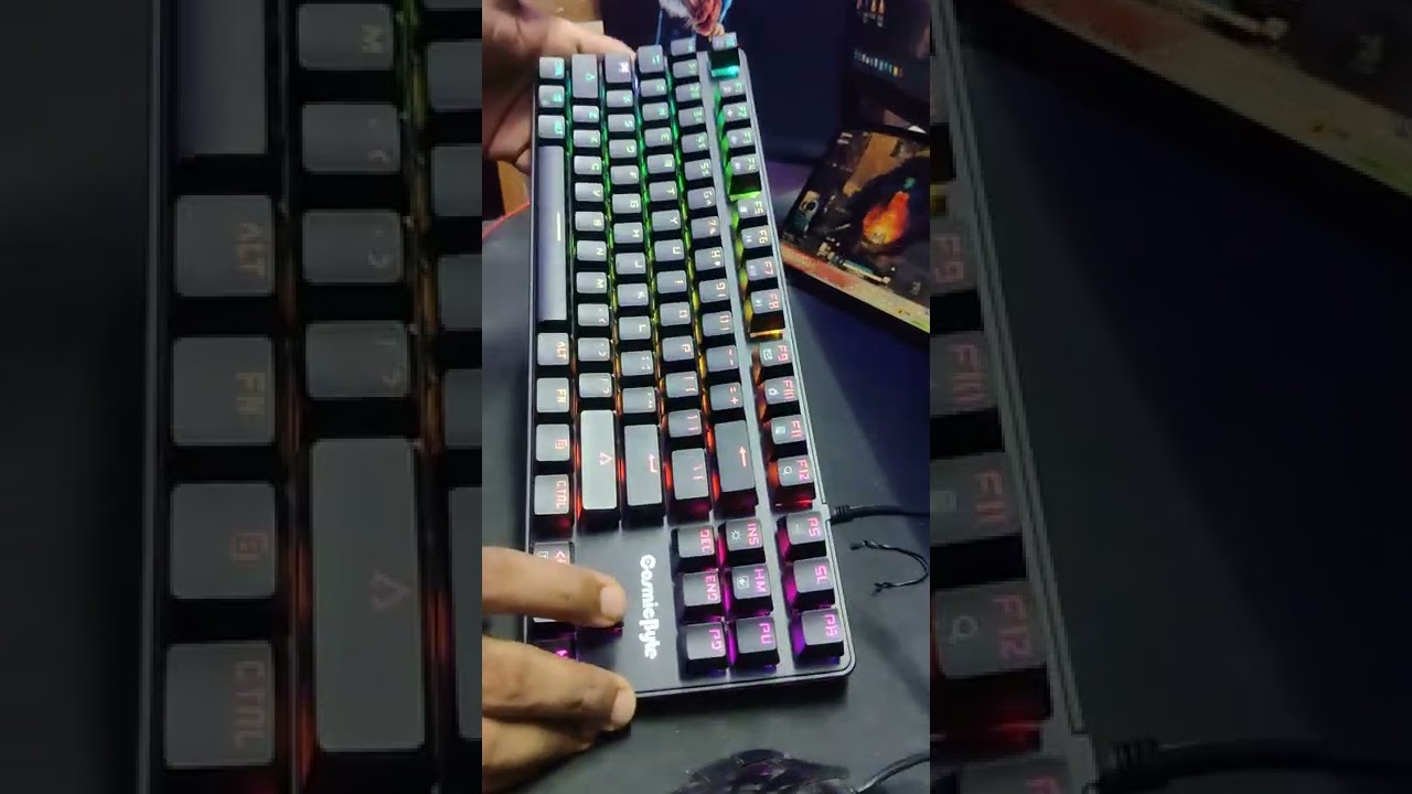 CosmicByte Mechanical keyboard GK16 #shorts #gamingkeyboard #cosmicbyte