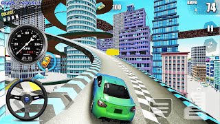 Ultimate Car Racing Master 3D - Impossible Mega Ramp Driving Game - Android GamePlay screenshot 4