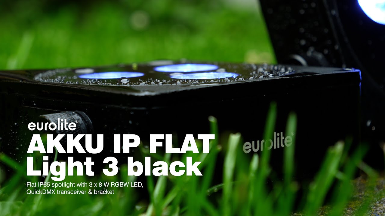 Eurolite Akku Ip Lumière Plate 3 Bl