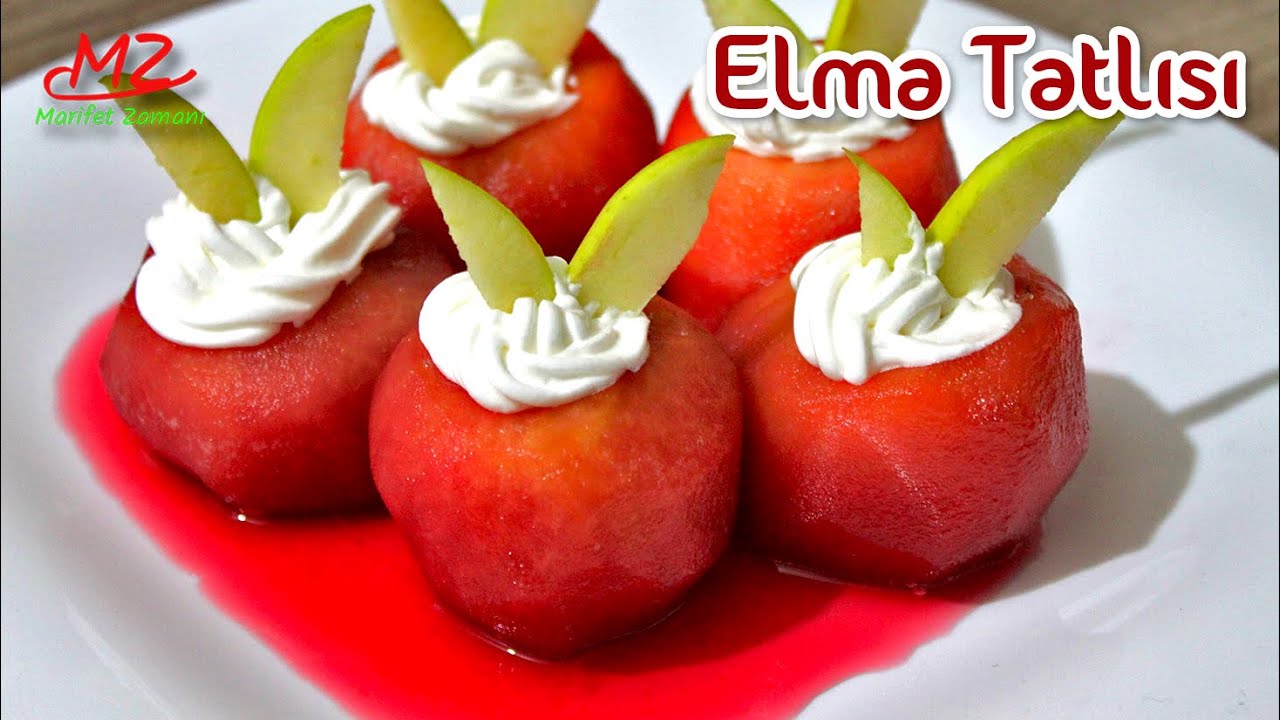 Hafif Ve Lezzetli Bir Tatlı Yemek İster misiniz? | Elma Tatlısı Tarifi | Tatlı Tarifleri