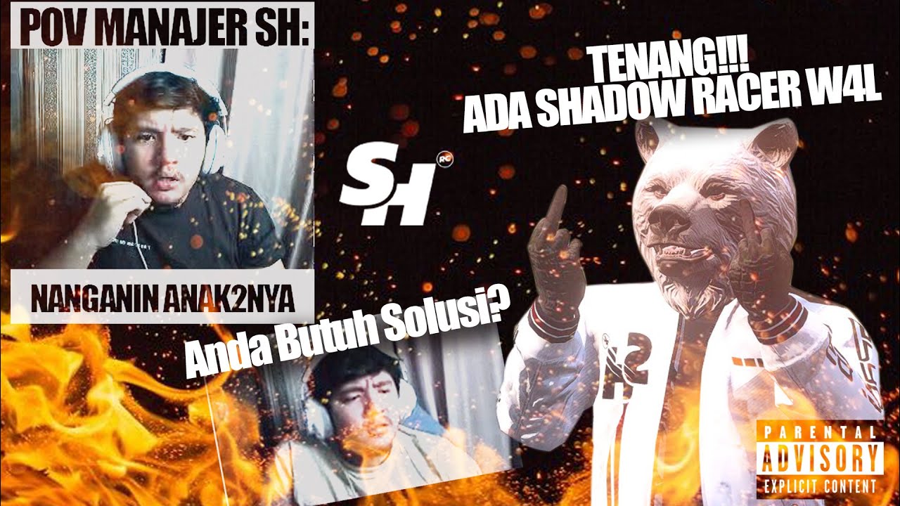 Pusing Shadow ketika manajer oldman pusing, disitulah shadow racer w4l beraksi - YouTube